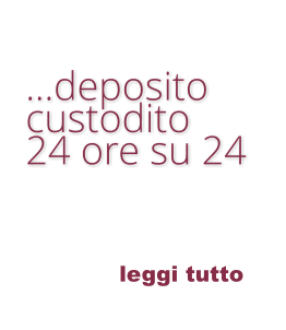 leggi tutto  …deposito  custodito  24 ore su 24